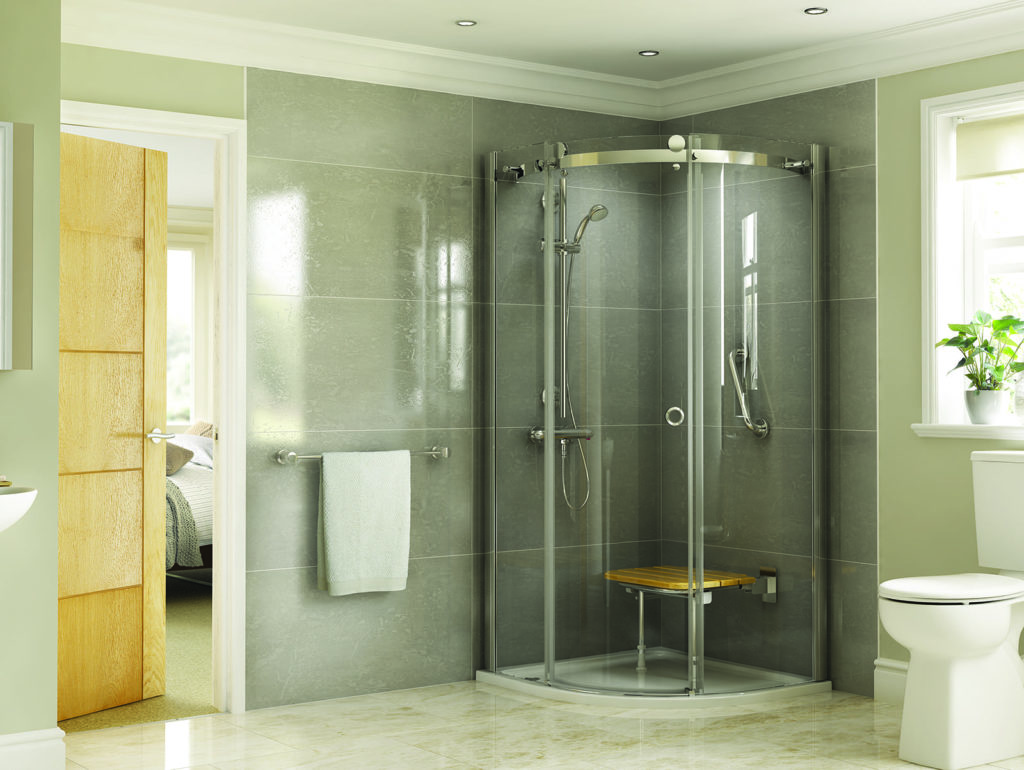 walk in shower