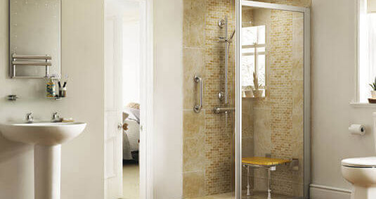 walk-in showers
