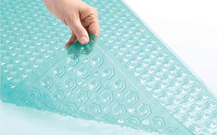 Alternatives to using anti-slip bath mats