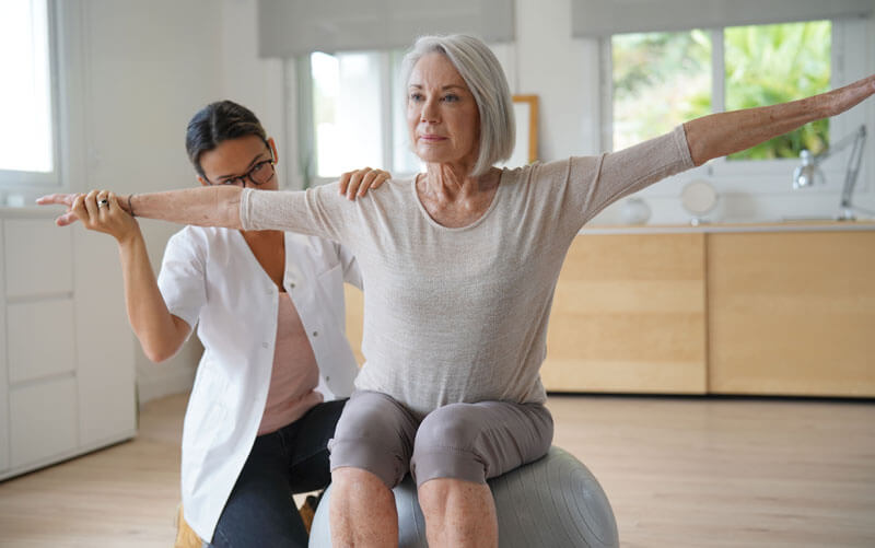 Great core exercises for elderly people