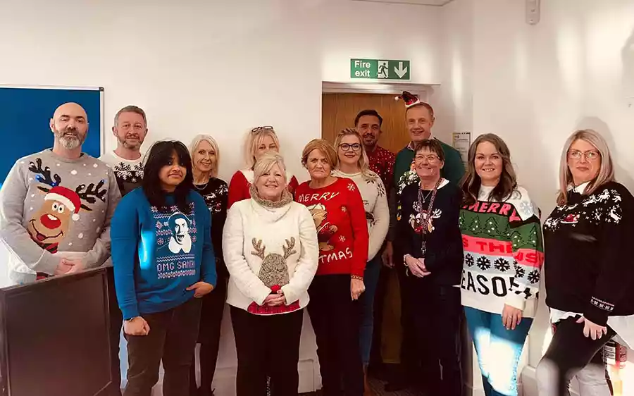 Christmas Jumper day at Mobility Plus