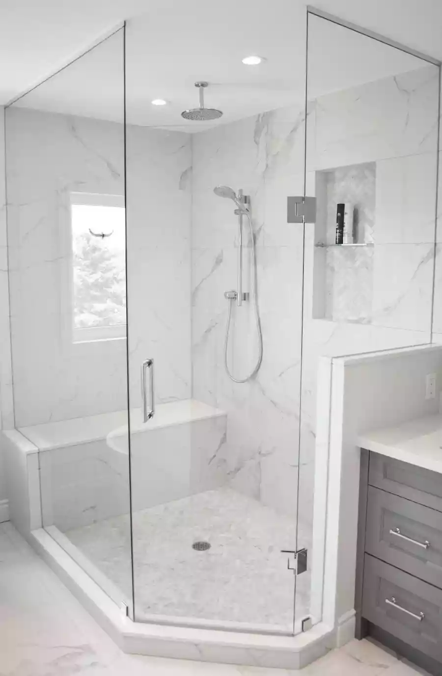 25 Walkin Shower Layouts for Small Bathrooms