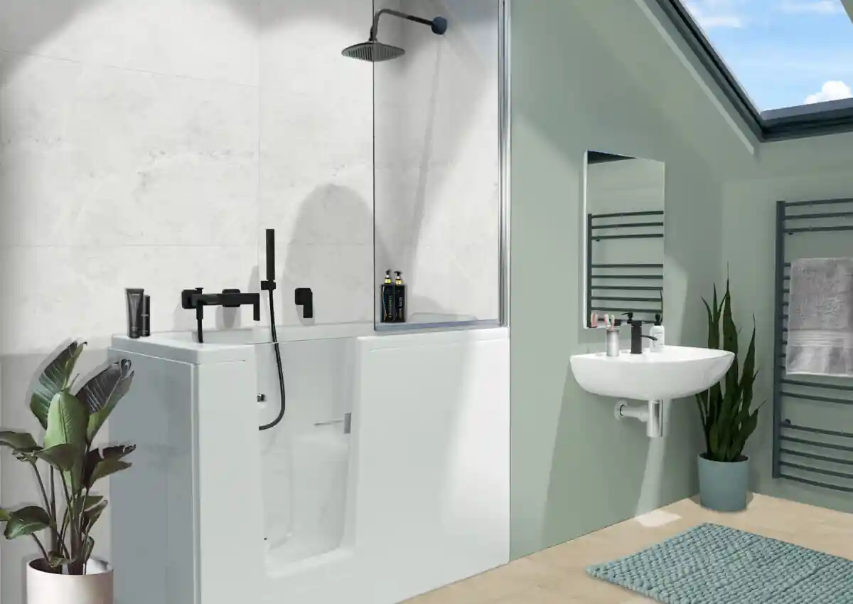 modern walk-in bath