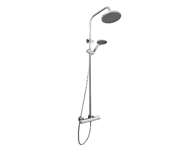 Rigid shower riser 10