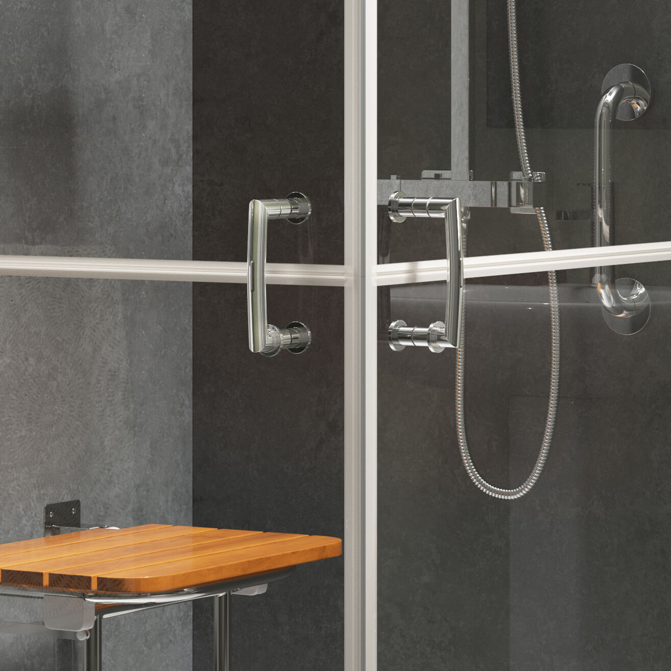 The Coniston stable doors with handles